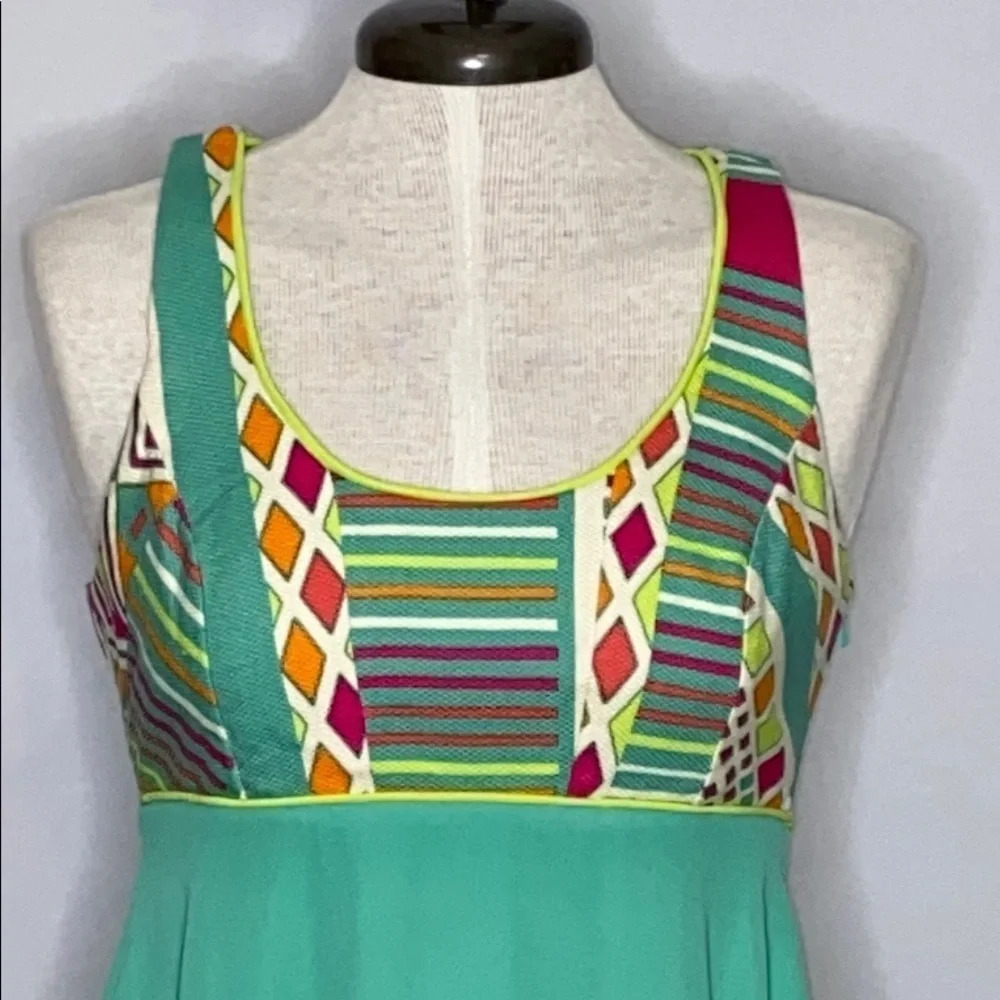 Judith March Geo Design Sleeveless Cutout Dress View 2